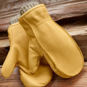 L.L.Bean Men’s Buckskin Chopper Mitts -Med